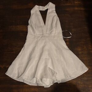 DO+BE White Halter Jumpsuit